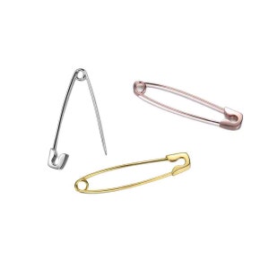 925 Sterling Silver Safety Brooch Pins Sweater Shawl Clips Collar Brooch Pin for Women Girl Jewelry Making DIY Crafts Accessories