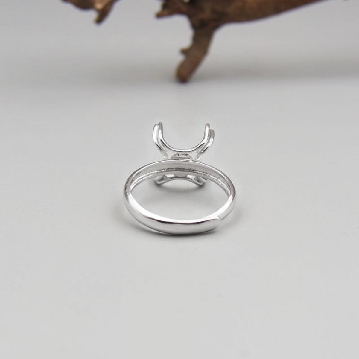 Basi Per Anelli In Argento Sterling 925 - 2 Pezzi, Griffe Regolabili, Per Creazione Gioielli - Foto 7