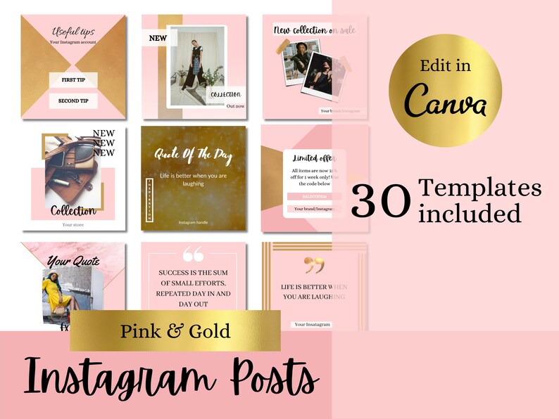 Instagram Feed Post Templates IG Templates Lash Posts Etsy Instagram Feed Post Templates IG Templates Lash Posts Etsy