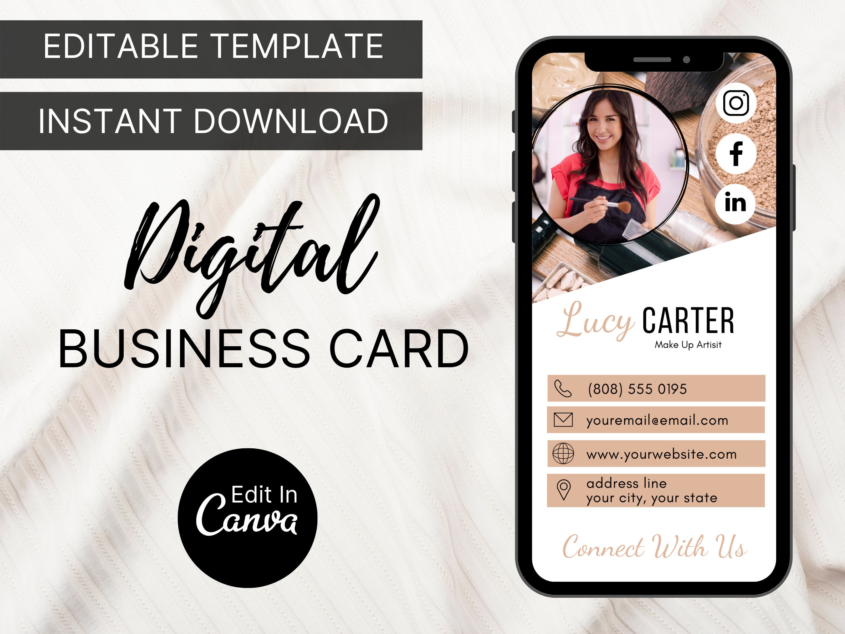 Virtual cheap visiting card