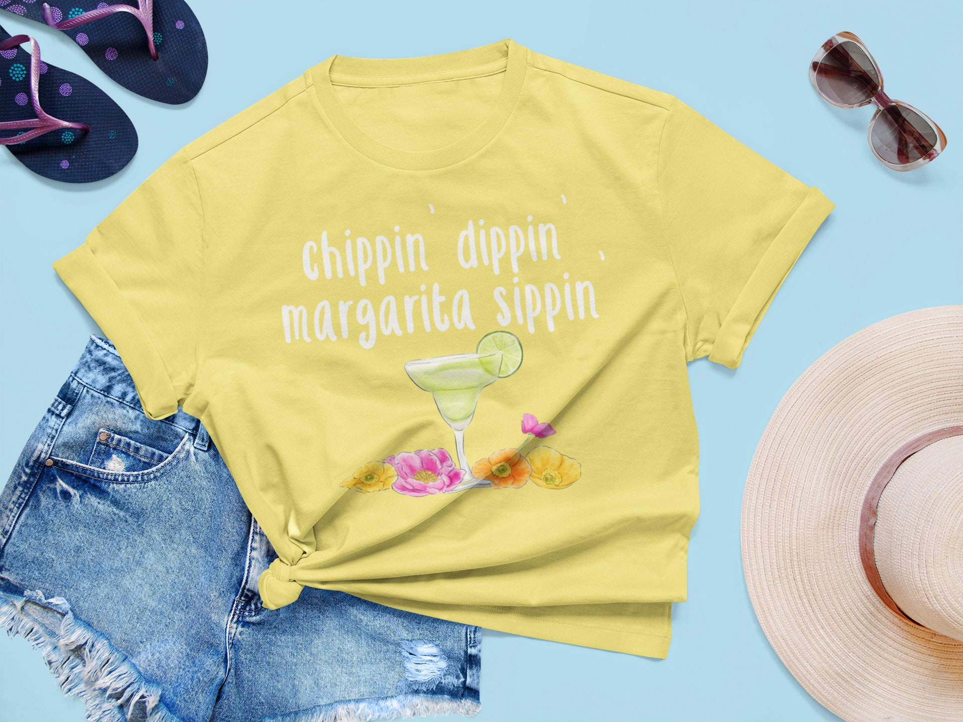Chip Dippin' & Margarita Sippin' Unisex Sweatshirt