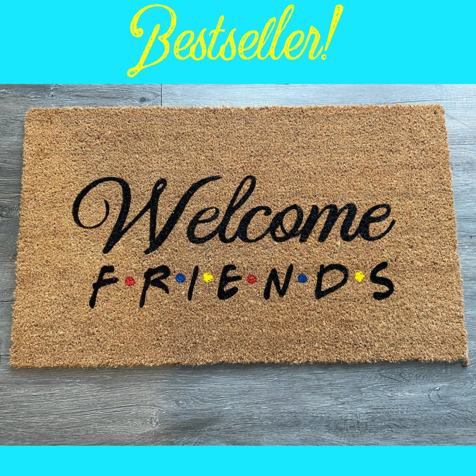Friends Doormat Greeting Mat Etsy