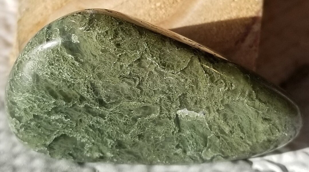 4 Moss Agate Polish Agates Green Moss Agate Red Moss Etsy