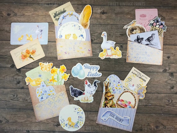 Easter Birds Loaded Tags Spring Labels Easter Tags Easter | Etsy