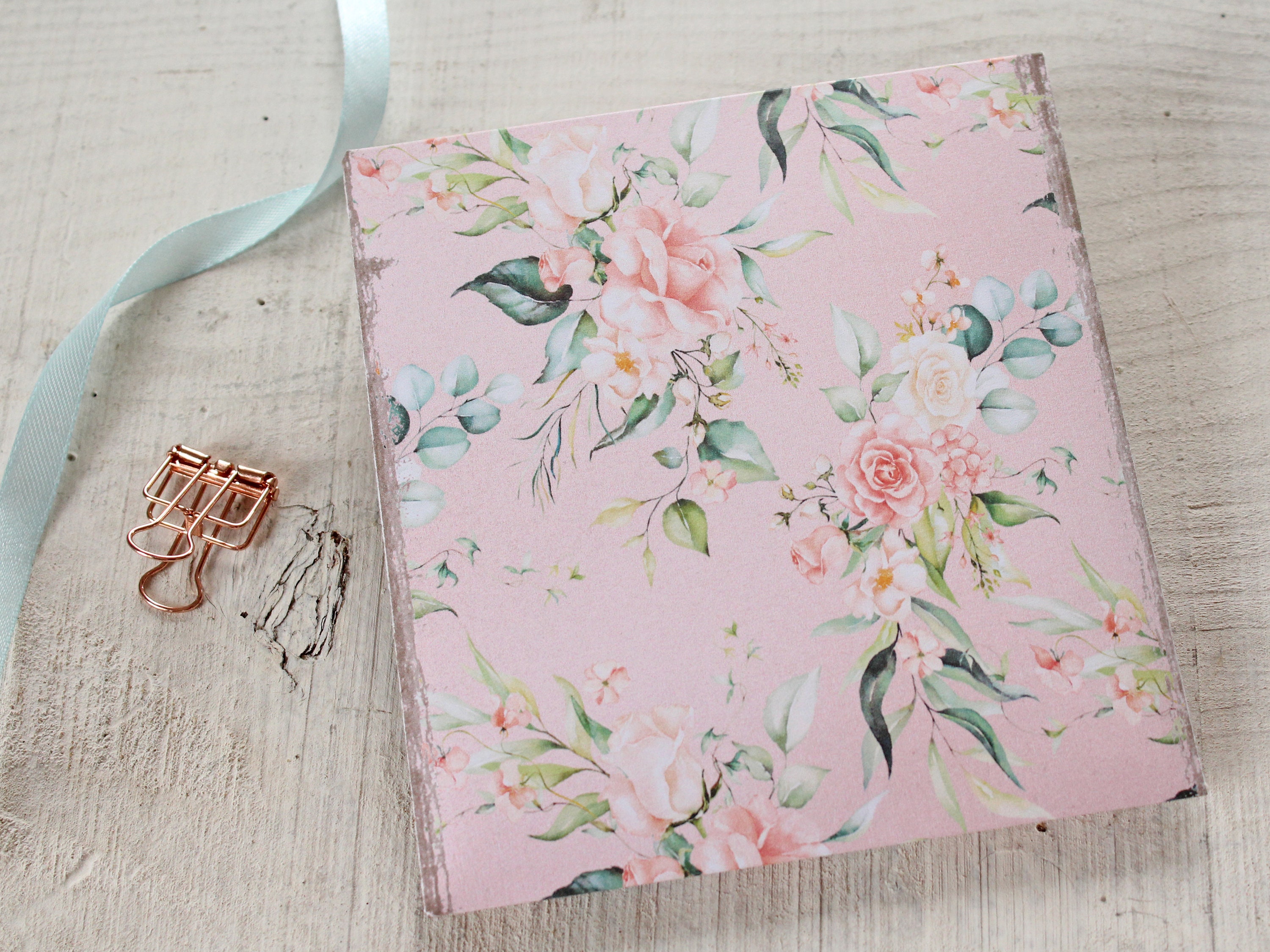 Vintage Rose Folio Shabby Rose Folder Loaded Envelope Roses - Etsy