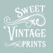 SweetVintagePrints store logo