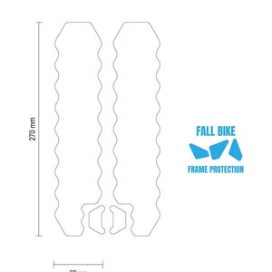Bicycle Frame Protective Film - Fall Bike Forks