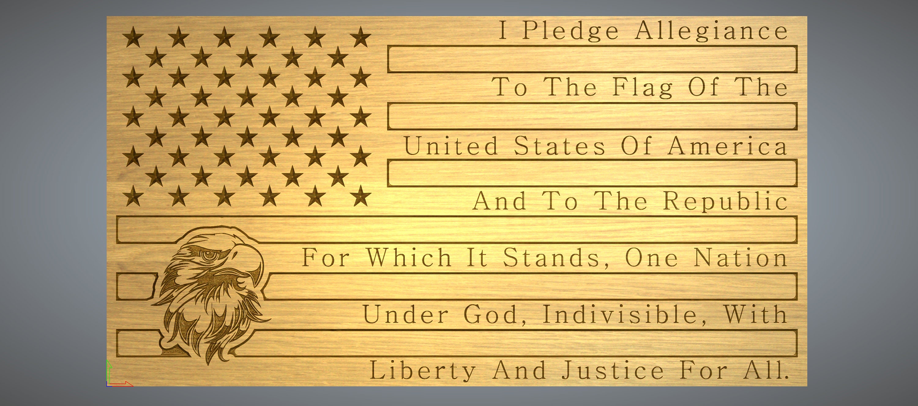 Pledge Of Allegiance Flag SVG | Etsy