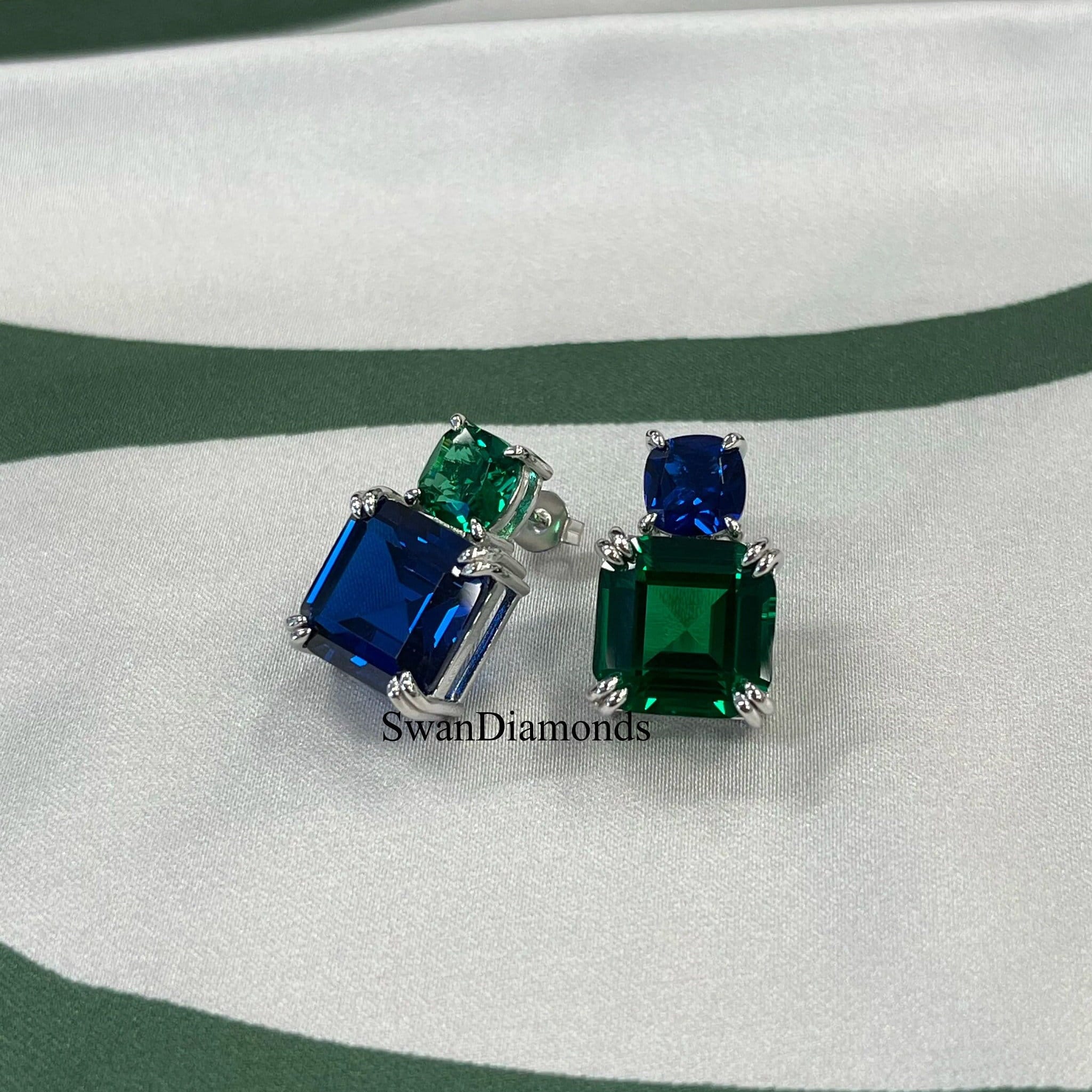 Naturale Giallo Zaffiro 40 KT Taglio Asscher Ceylon Certificato Loose