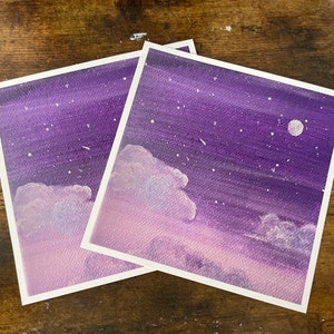 Purple Skies Print 8x8