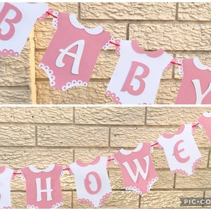 Custom Text - Baby Girl - Baby Shower - Gender Reveal - Oh Baby - Baby Name - It’s a Boy - It’s a Girl - Welcome Baby X - Onesie Banner