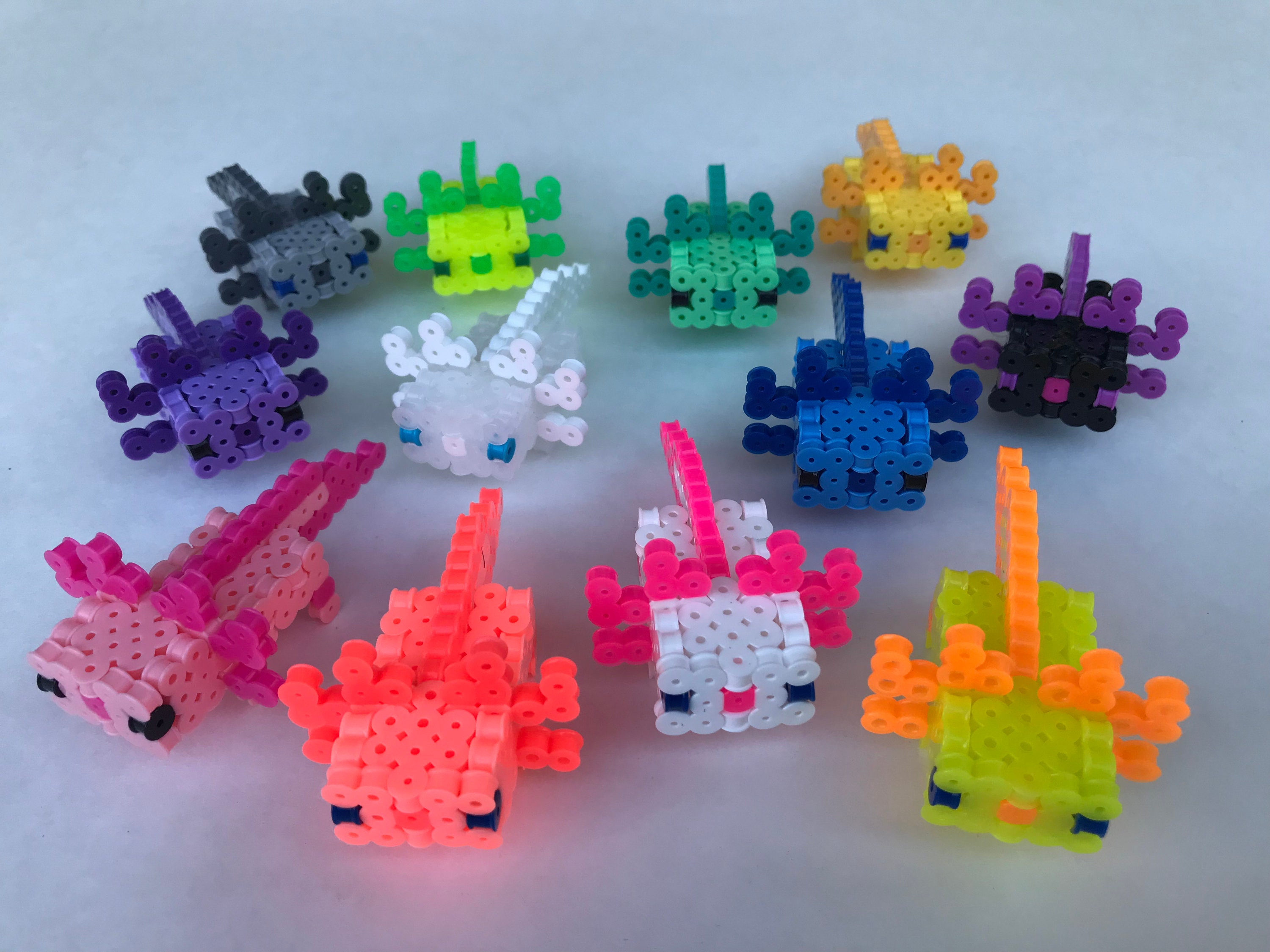 Axolotl Perler Beads -  Finland