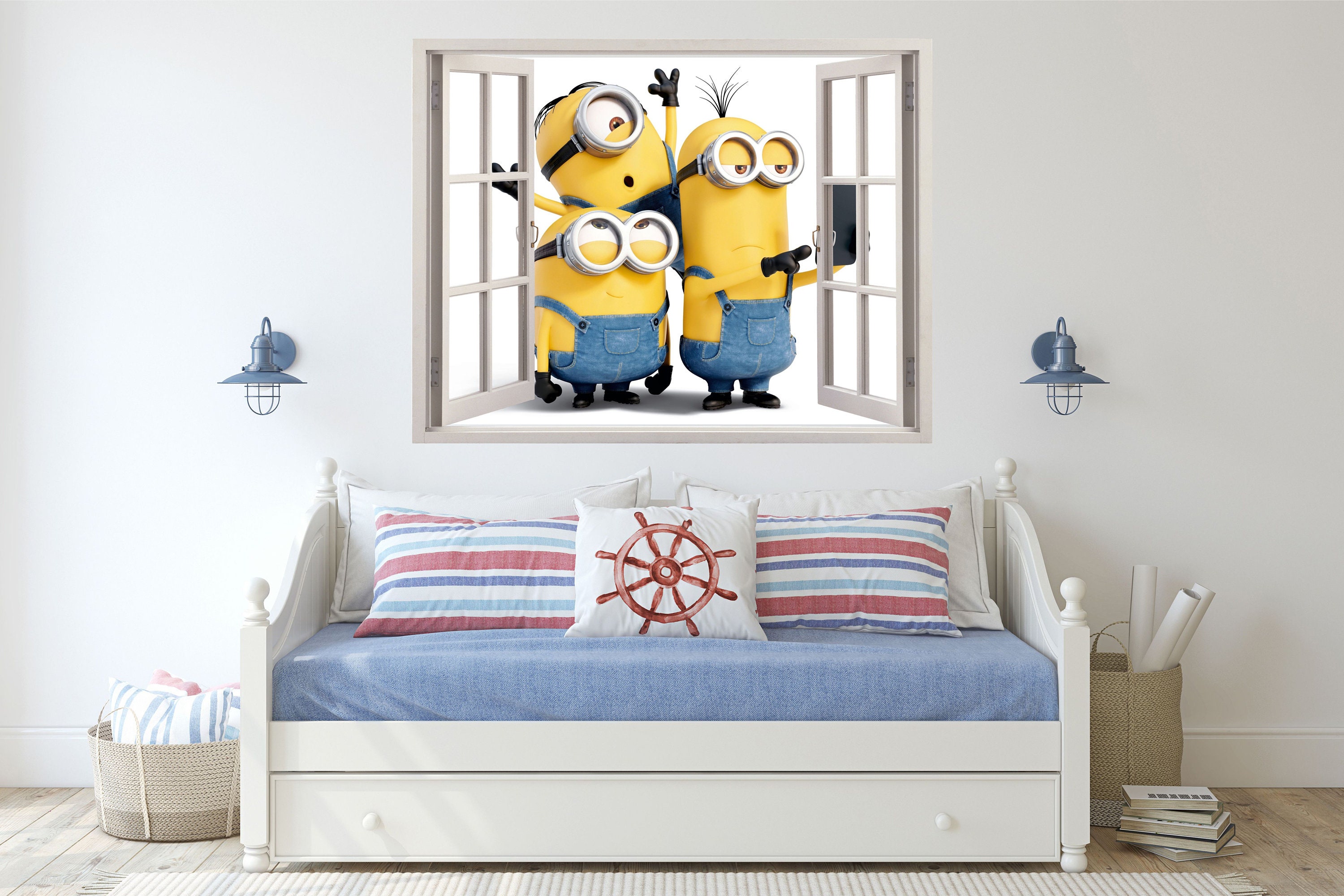 🥇 Stickers for wall minions despicable me 3D 🥇