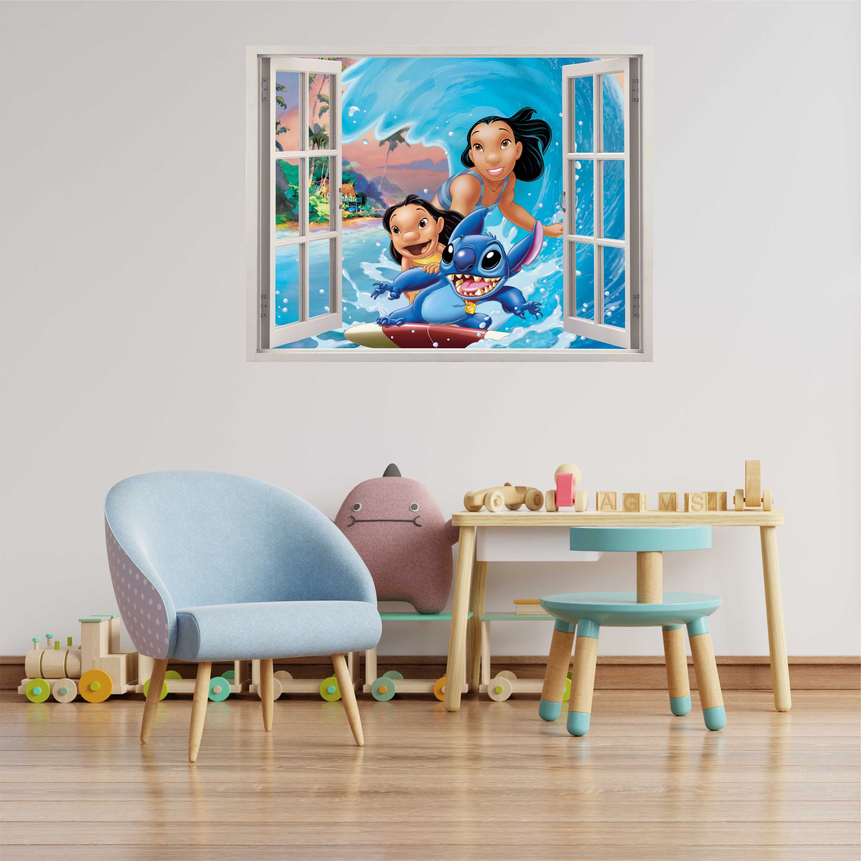 Lilo and Stitch Wall Decor Wall Sticker Wall Decal – All Things