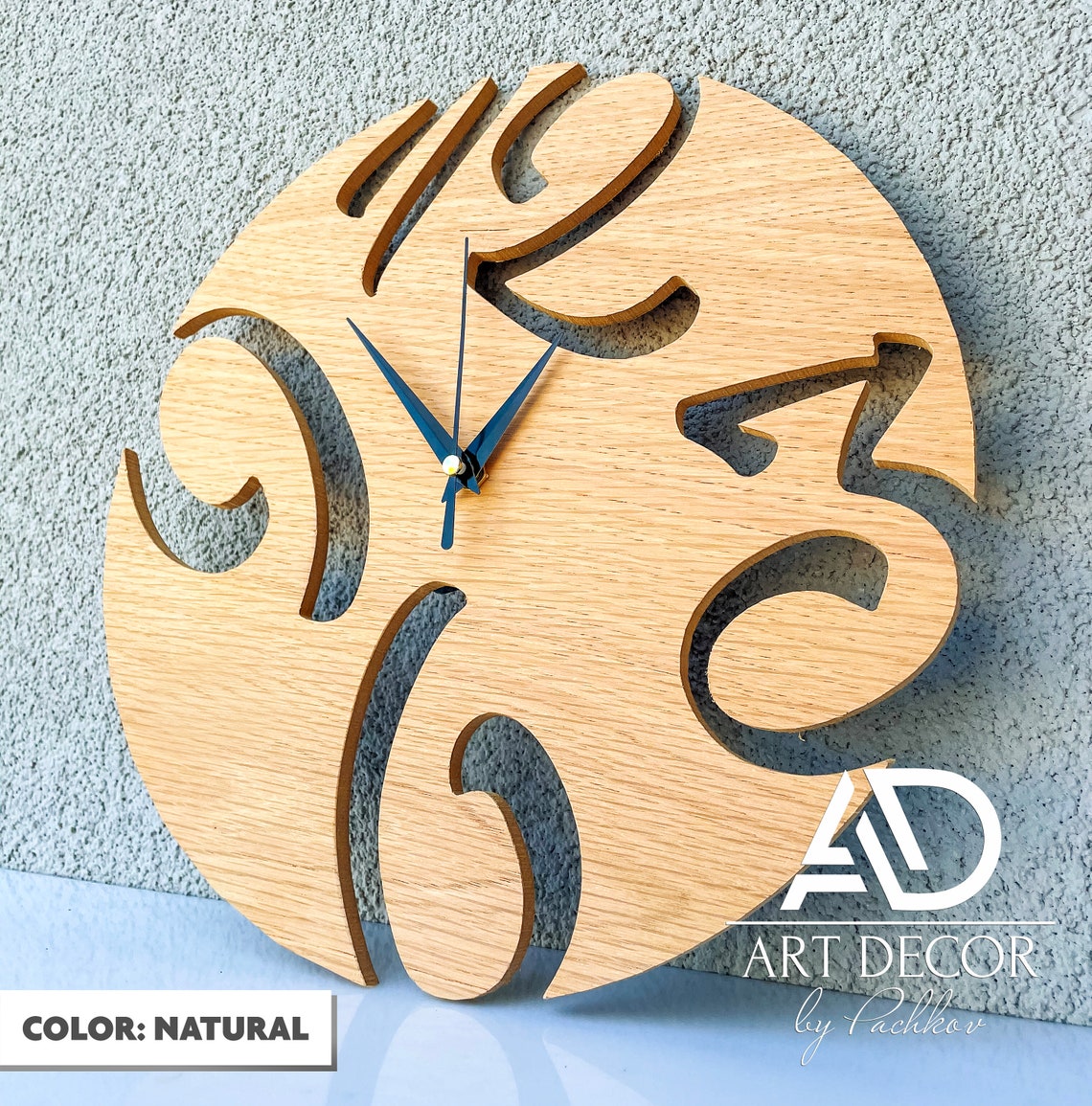 Modern Wall Clock Home Decor Gift for Home Living Room Etsy