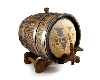 Whiskey Barrel Personalised Groomsman Gift Decor Wedding Rustic Wooden Keg Wine Lover Farmhouse Decor Custom Bourbon Barrel Birthday Gift