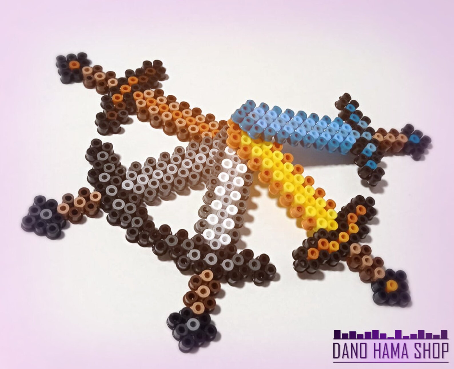 Minecraft espadas hama beads pixel art Etsy
