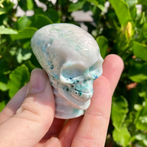 Phoenix Stone Gemstone Mayan Skull Crystal Skull Gift Idea