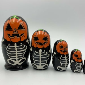 Halloween Nesting Dolls Matryoshka Custom Nesting Dolls