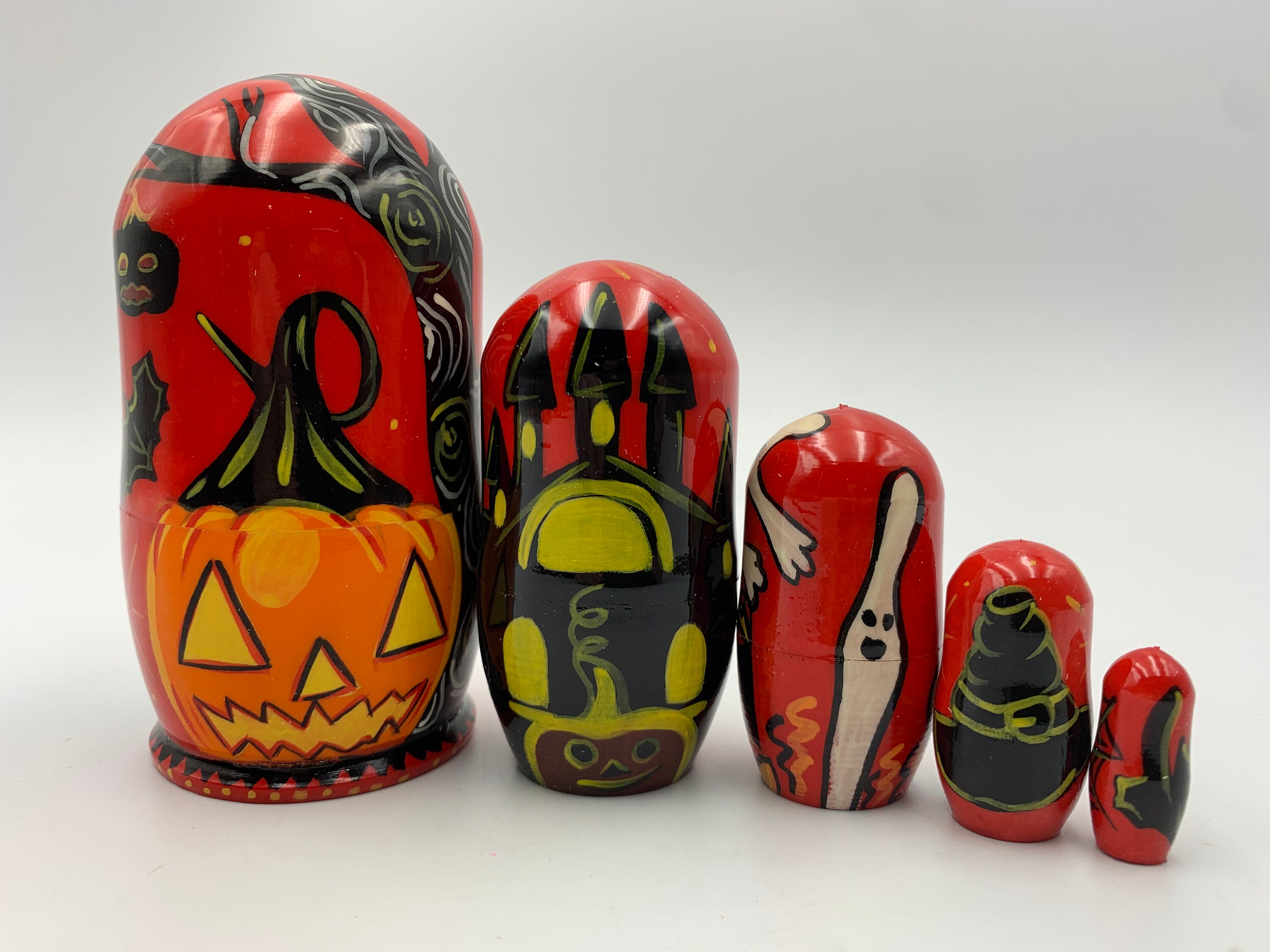 Halloween Nesting Dolls Matryoshka Custom Nesting Dolls