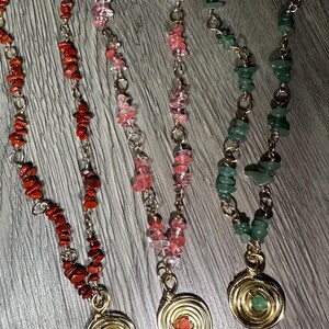 Crystal Spiral necklace