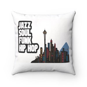 Jazz Funk Soul Square Pillow