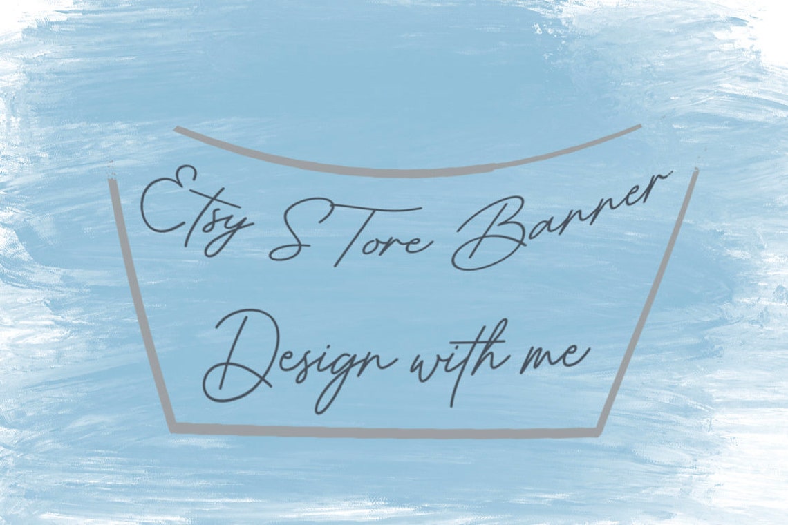 Etsy Banner Custom Banner Custom Brand Digital Banner Etsy