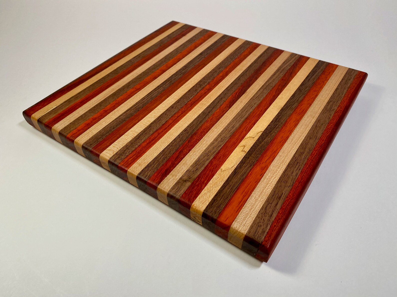 Cutting Board 91/2inx83/4inx9/16in Maple Padauk Walnut Etsy