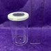 40 Dram Clear Plastic Vial w/ 1” aluminum top vent. 