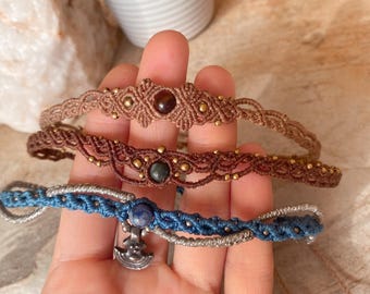 Boho Chokers / Tiaras - Micromacrame Jewelry - Macrame Choker