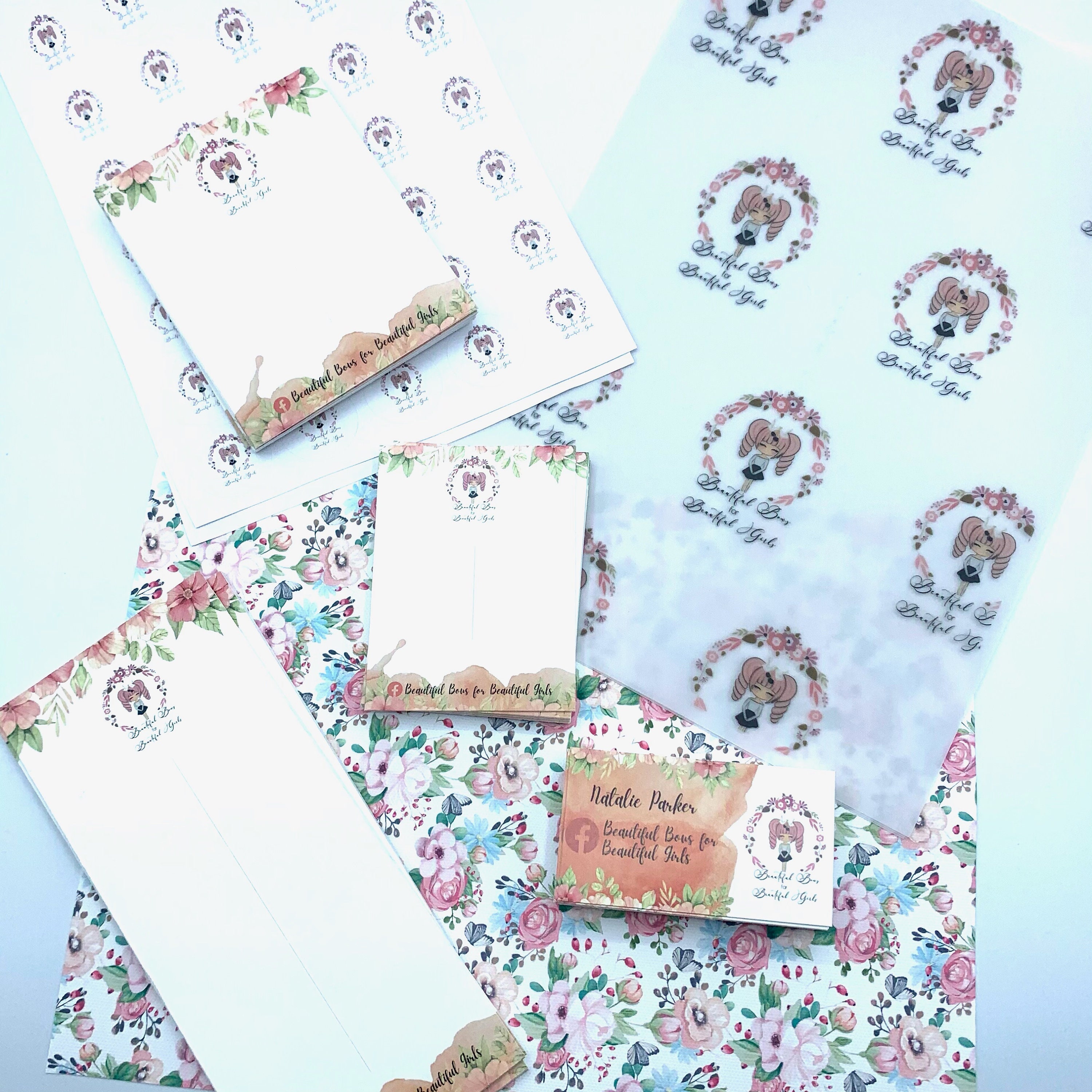 Personalised Logo Printed Vellum Paper for Packaging Tissue Etsy