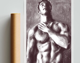 Naked Men Full Frontal | Etsy
