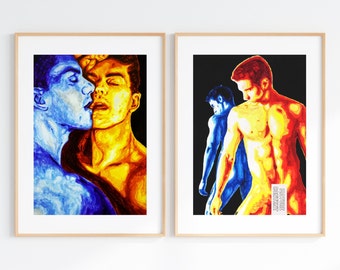 Modern Gay Nude Art - Etsy