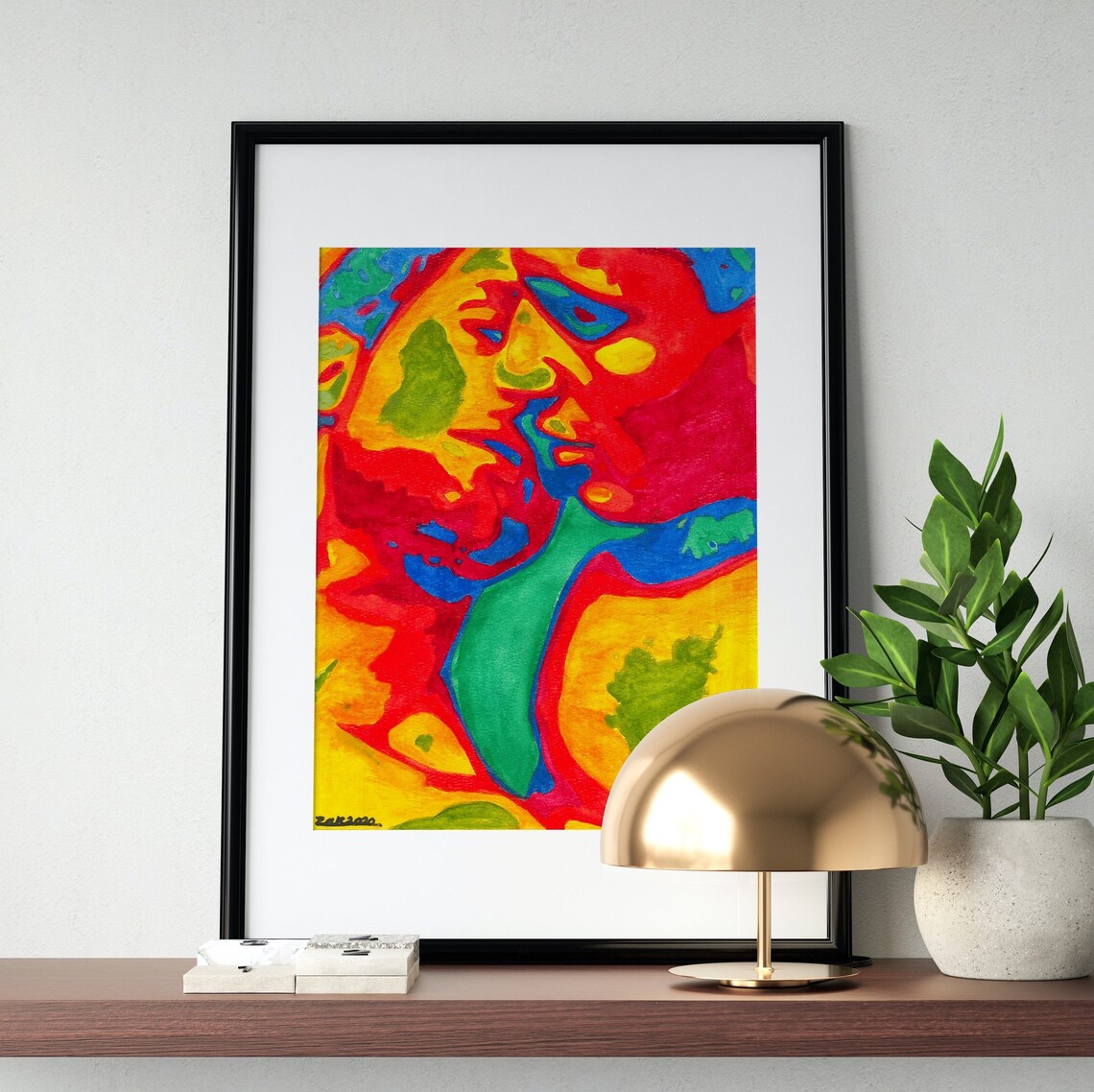 Gay Wall Painting Gifts for Gay Male Couples Male Art Gift Etsy