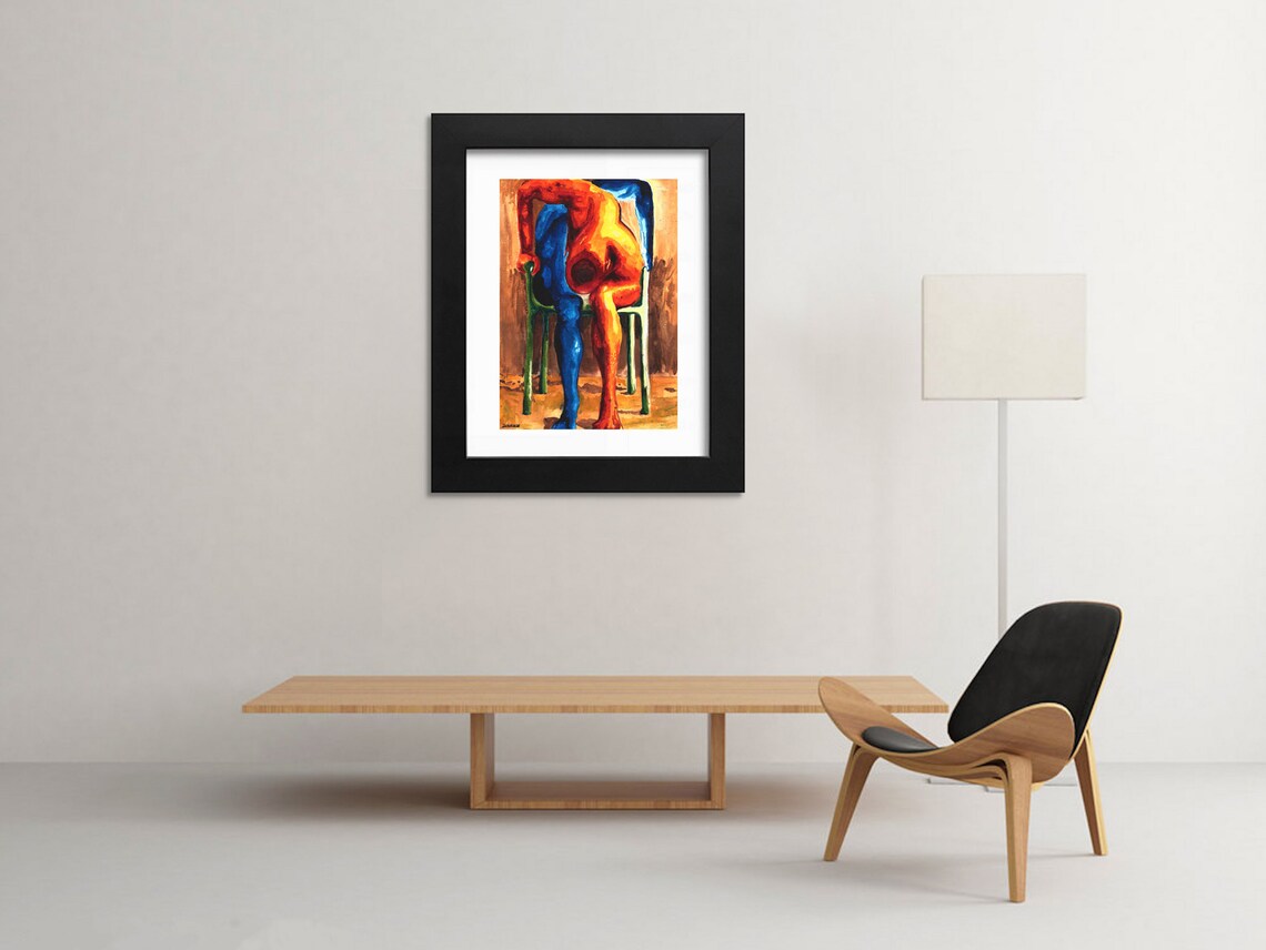 Couple Art Print Gay Wall Art LGBT Print Gay Couple Print | Etsy