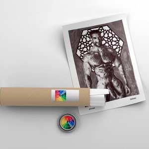 Male Nude Photograph Limited Edition Gay Interest Art Print Full
