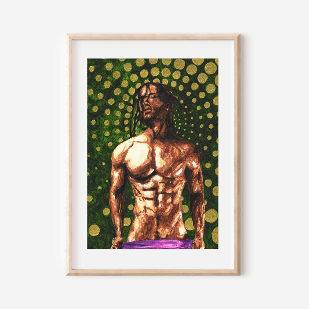 Male Nude Portrait Full Frontal Nudity Erotic Vintage Photo Gay