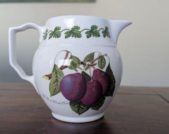 Vaso/brocca Pomona di Portmeirion con prugne