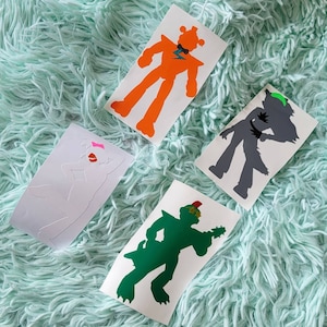 Glamrock Animatronic Vinyl Decal Stickers