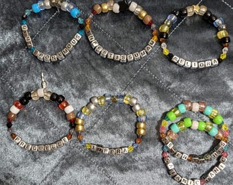 Ghost Album-Inspired Kandi Bead Bracelets