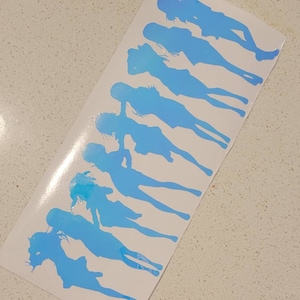 Love Live Aqours Group Silhouette Vinyl Decal Anime Sticker