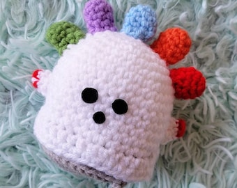 Squeaky Video Game Friend Crochet Plush