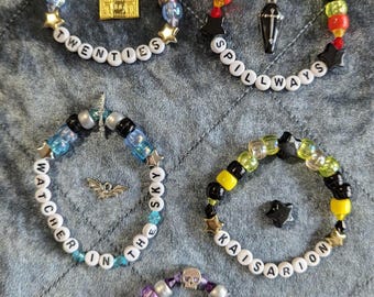 Ghost Song-Inspired Kandi Bead Bracelets