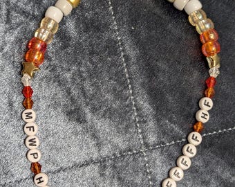 My Father Was Papa - Ghost-Inspired Kandi Bead Phone, Wristlet, or Keychain Strap