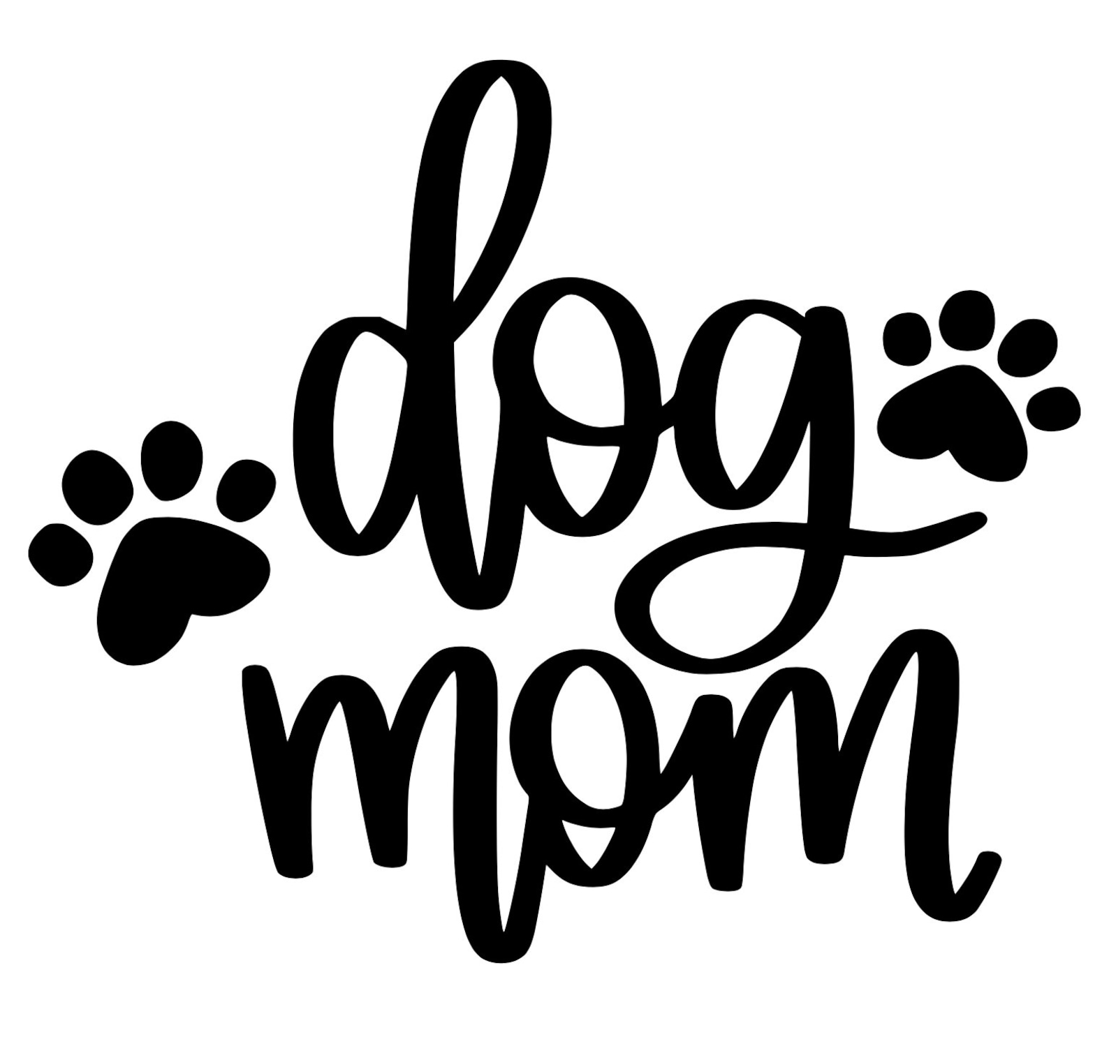 Dog Mom Vinyl Decal | Etsy