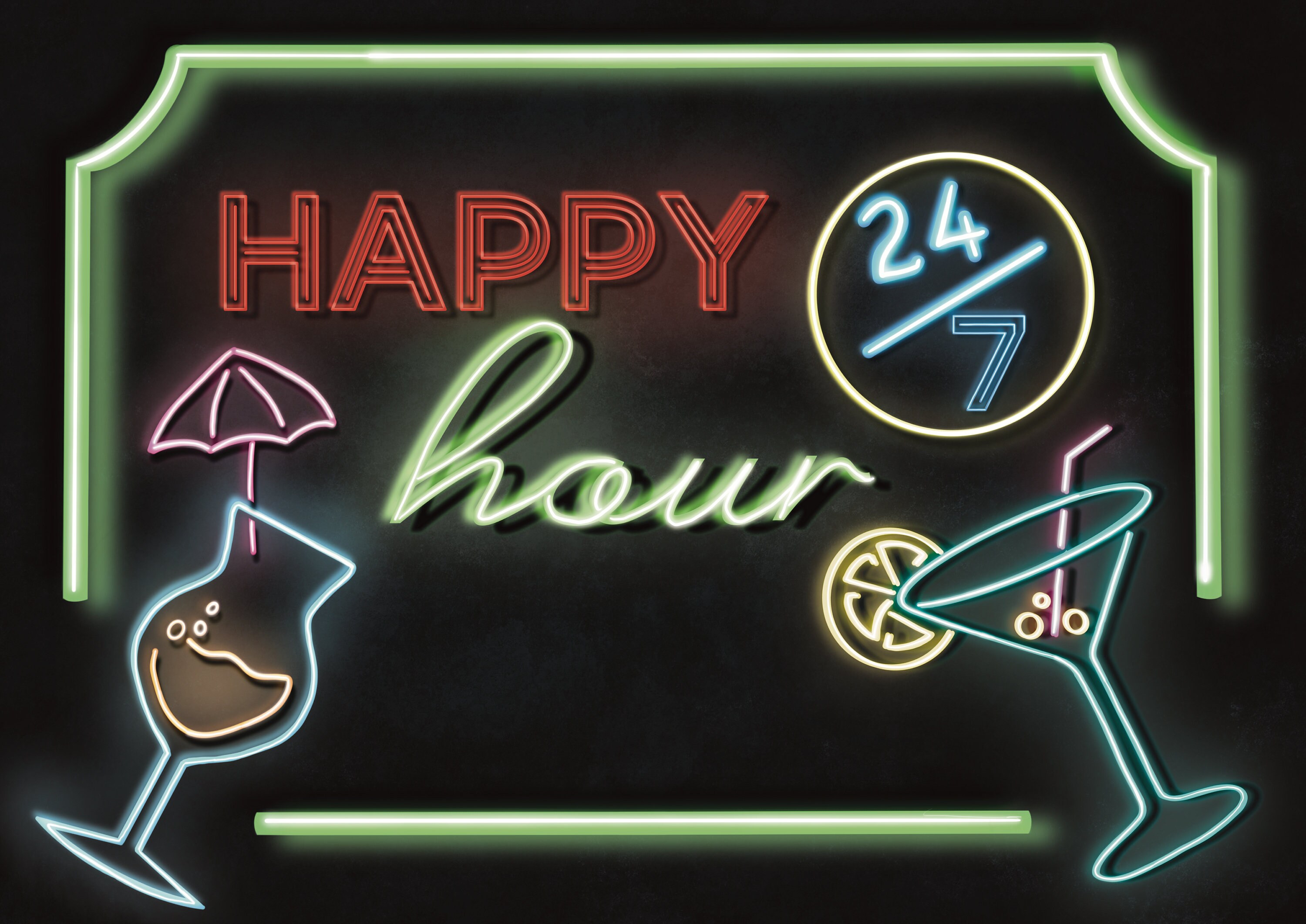 Neon Aluminium Panel Sign Great For Outdoor Bars/Sun houses Etsy