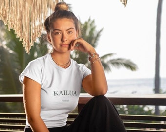 Kailua Hawaii Unisex T-Shirt; Honolulu Hawaii Travel Tshirt