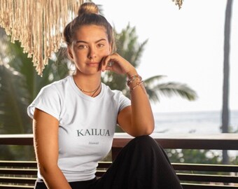 Kailua Hawaii Unisex T-Shirt; Honolulu Hawaii Travel Tshirt