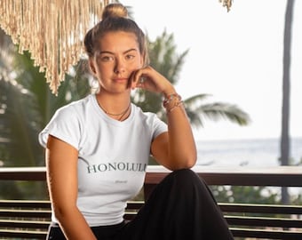 Honolulu Unisex T-Shirt; Honolulu Hawaii Travel Tshirt