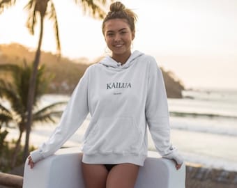 Kailua Hawaii Unisex Hoodie; Honolulu Hawaii Travel Hoodie